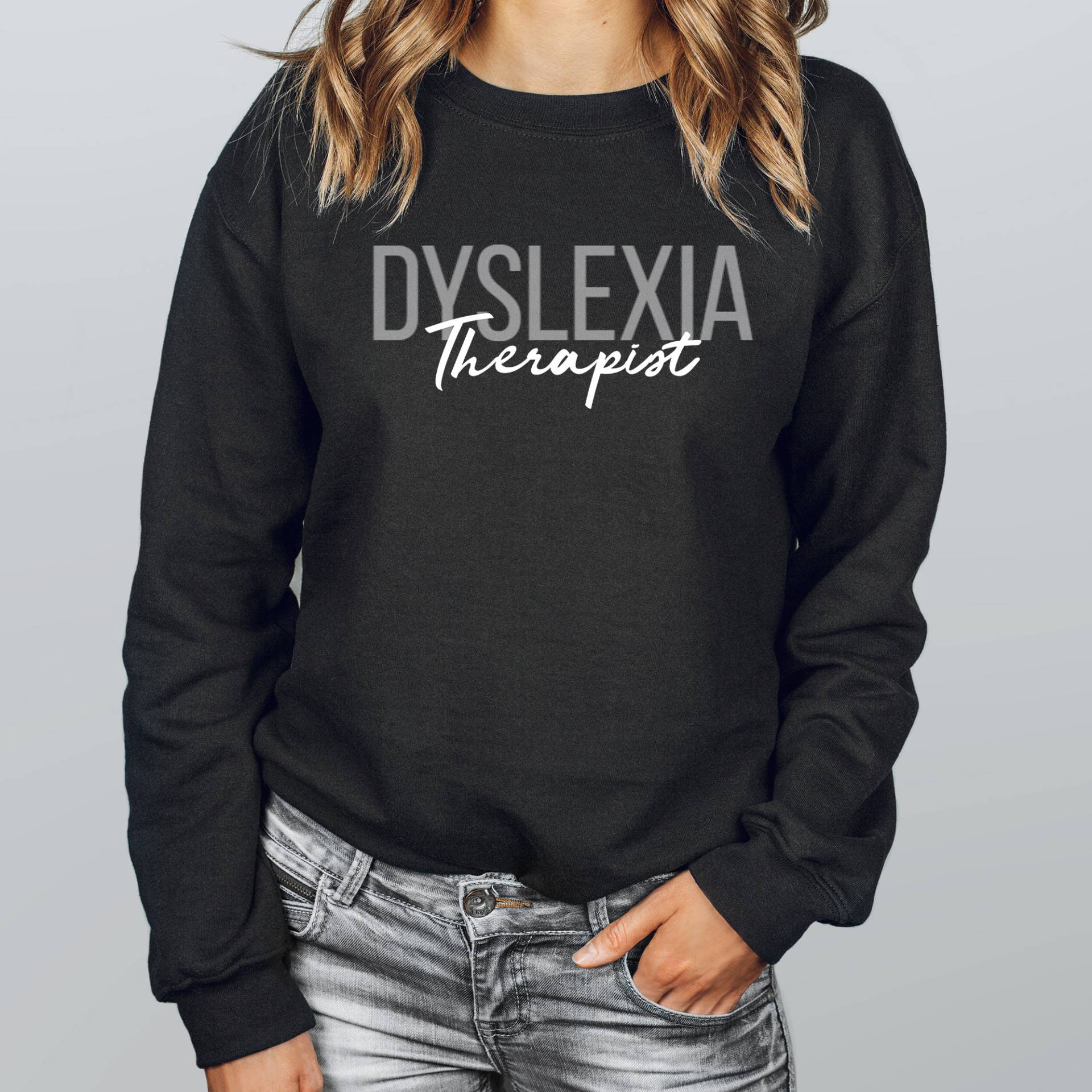 Dyslexia Therapeut Sweatshirt, Awareness Sweater, Lehrer Geschenk Shirt, Therapie T-Shirt, Mom Hoodie von APComfortPrints