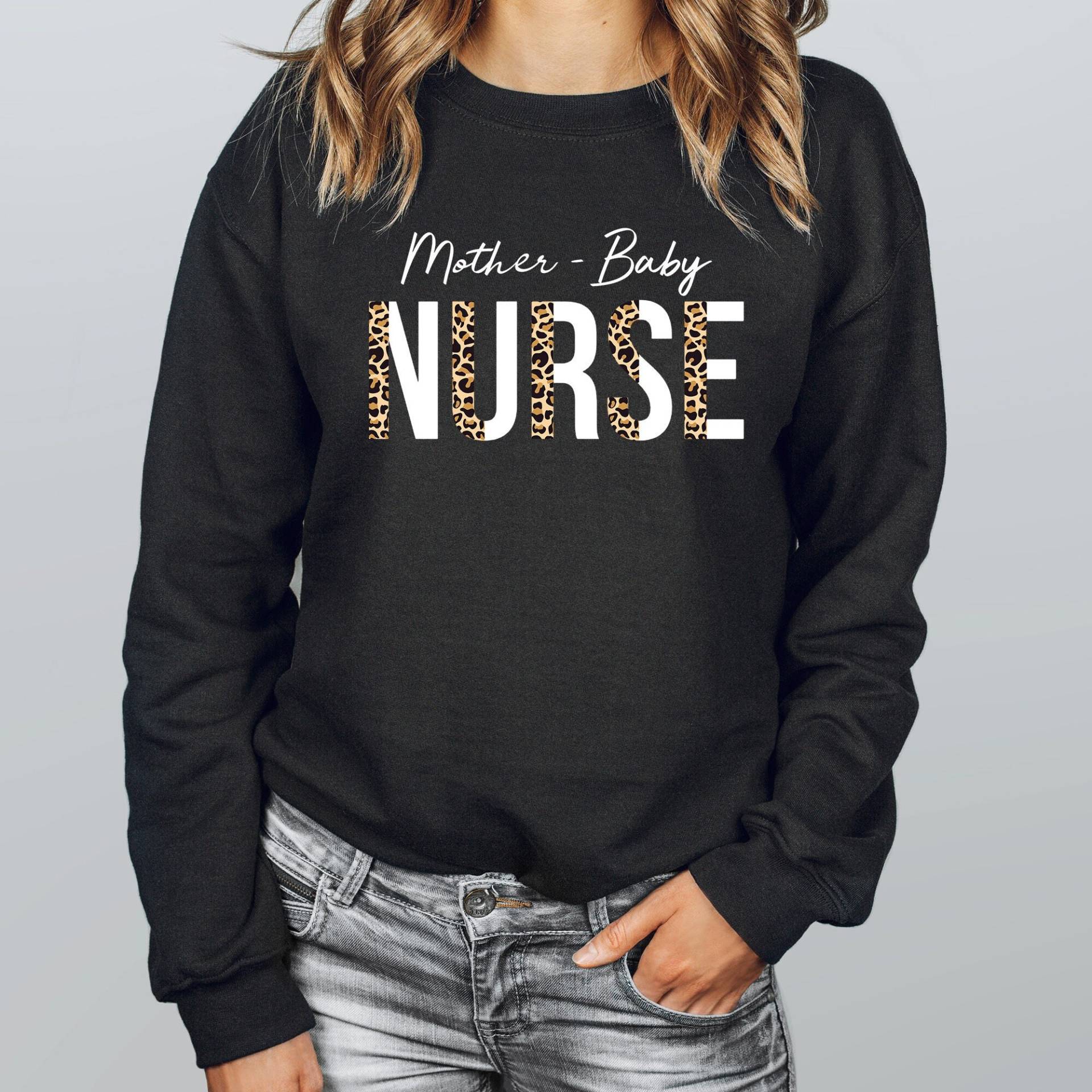 Mutter-Baby Krankenschwester Sweatshirt, Arbeits - Und Lieferkrankenschwester Postpartum Rn Shirt, Baby T-Shirt, Wertschätzung Hoodie von APComfortPrints