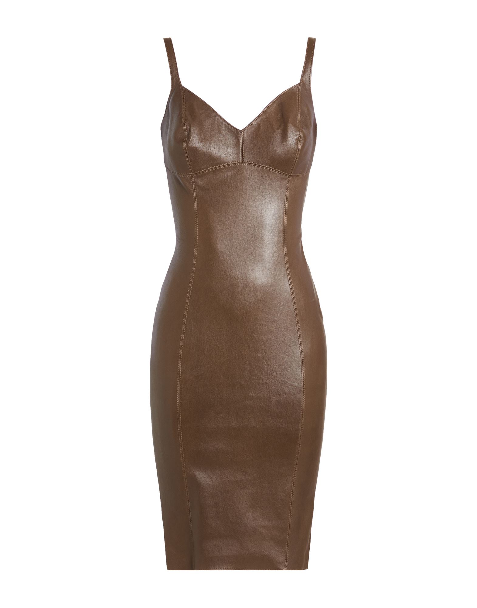 APHERO Midi-kleid Damen Dunkelbraun von APHERO