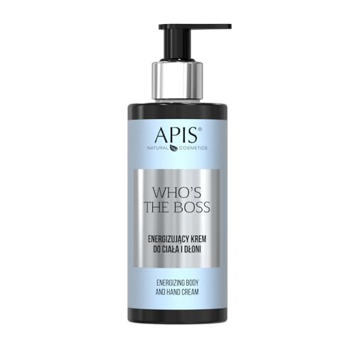 Apis WHO'S THE BOSS Körper- und Handcreme - 300 ml - mit feuchtigkeitsspendenden Inhaltsstoffen Energiespendend für Männer von Apis Natural Cosmetics