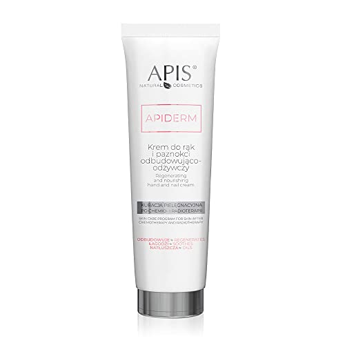 APIS APIDERM Aufbauende Handcreme mit Extrakt aus Tarabaum, Hafer, Leinen, Aloe, mit Vitamin A und E, D-Panthenol und Allantoin | Ernährung, Linderung und Regeneration | 100 ml von bipin