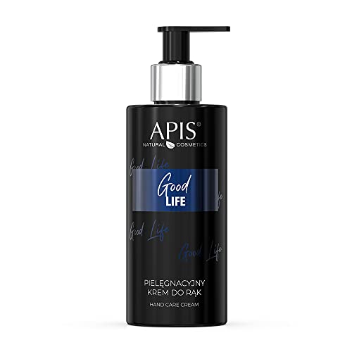 APIS GOOD LIFE Pflegende Creme für die Hände mit Arganöl, Shea Butter und Hyaluronsäure | Parfümierte Linie und Hydrierte Haut | 300 ml von Apis Natural Cosmetics
