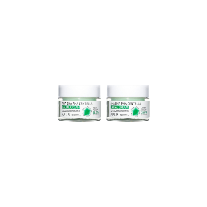 APLB - AHA BHA PHA Centella Facial Cream - 55ml (2ea) Set von APLB