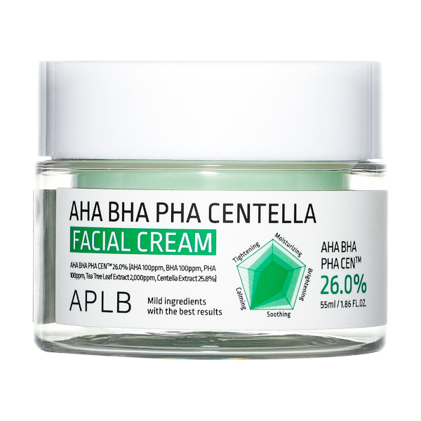 APLB - AHA BHA PHA Centella Facial Cream - 55ml von APLB