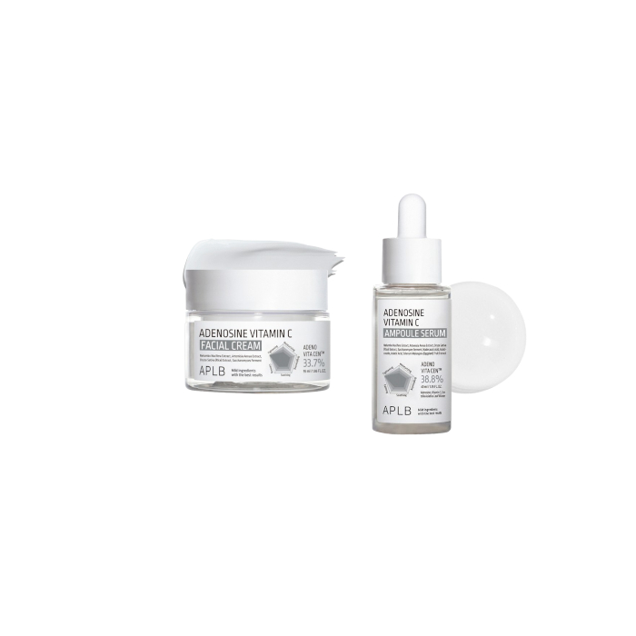 APLB - Adenosine Vitamin C Ampoule Serum - 40ml & Facial Cream - 55ml Set von APLB
