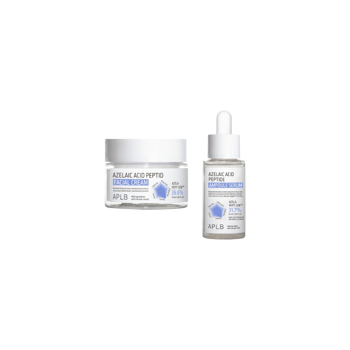 APLB - Azelaic Acid Peptide Ampoule Serum - 40ml & Facial Cream - 55ml Set von APLB