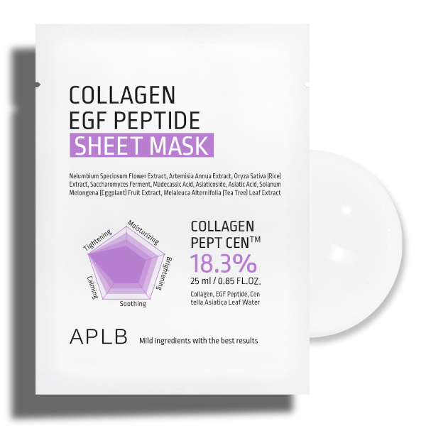 APLB - Collagen EGF Peptide Sheet Mask - 1stücke*25ml von APLB