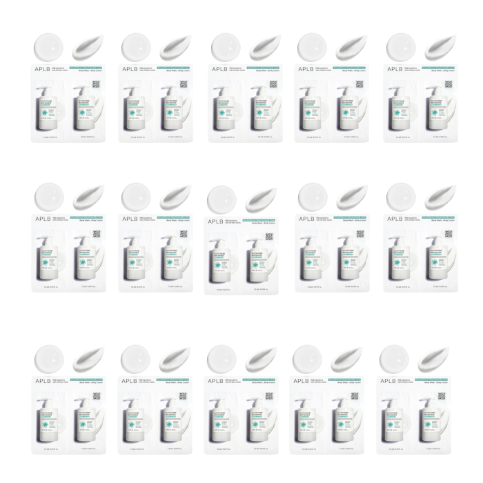 APLB - Glutathione Niacinamide Body Lotion & Wash Sachet Pack (15ea) Set von APLB