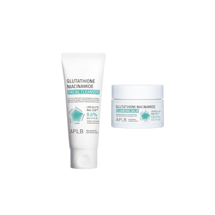 APLB - Glutathione Niacinamide Facial Cleanser - 80ml & Cleansing Balm - 80ml Set von APLB