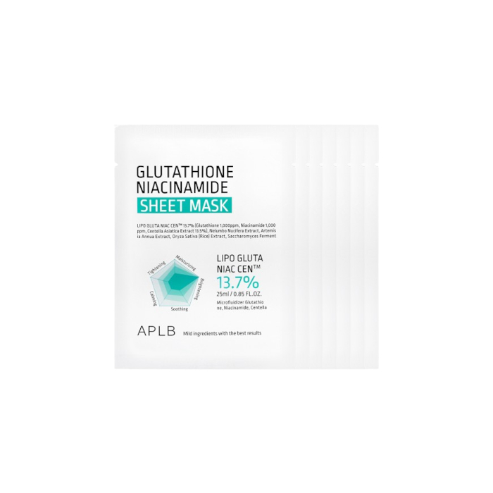 APLB - Glutathione Niacinamide Sheet Mask - 25ml (7pcs) Set von APLB