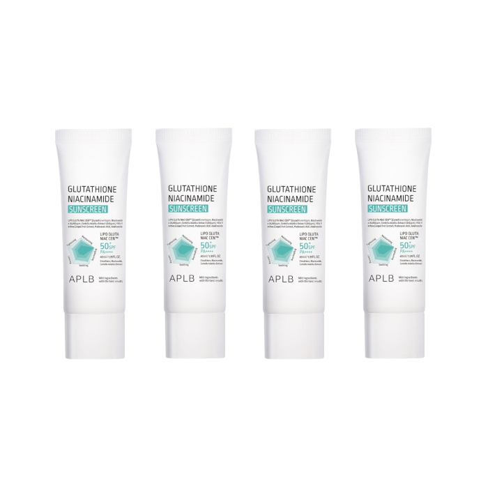 APLB - Glutathione Niacinamide Sunscreen SPF50+ PA++++ - 40ml (4ea) Set von APLB