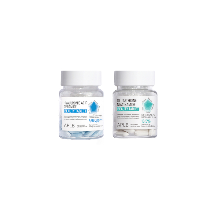 APLB - Glutathione Niacinamide & Hyaluronic Acid Ceramide Beauty Tablet - (30ea*2pcs) Set von APLB