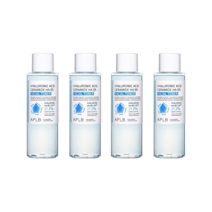 APLB - Hyaluronic Acid Ceramide HA B5 Facial Toner - 160ml (4ea) Set von APLB