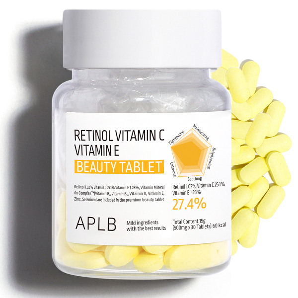 APLB - Retinol Vitamin C Vitamin E Beauty Tablet - 30ea von APLB