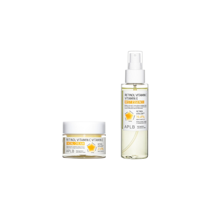 APLB - Retinol Vitamin C Vitamin E Facial Cream - 55ml (1ea) + Mist Essence - 105ml (1ea) Set von APLB