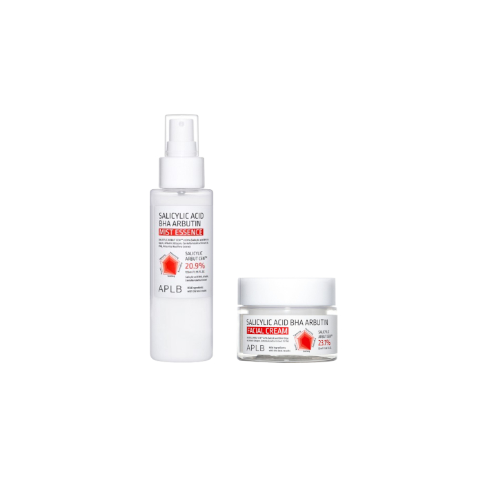 APLB - Salicylic Acid BHA Arbutin Facial Cream - 55ml (1ea) + Mist Essence - 105ml (1ea) Set von APLB