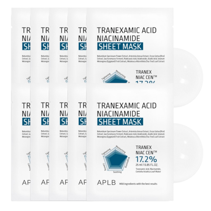 APLB - Tranexamic Acid Niacinamide Sheet Mask (10ea) Set von APLB
