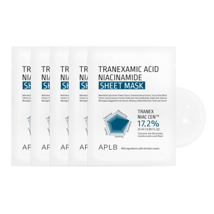 APLB - Tranexamic Acid Niacinamide Sheet Mask (5ea) Set von APLB