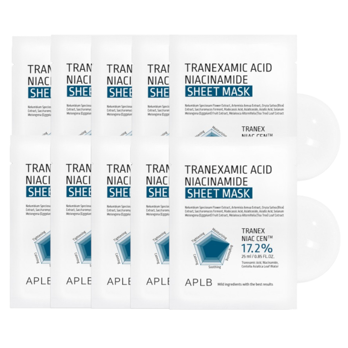 APLB - Tranexamic Acid Niacinamide Sheet Mask - 1pcs*25ml (10ea) Set von APLB
