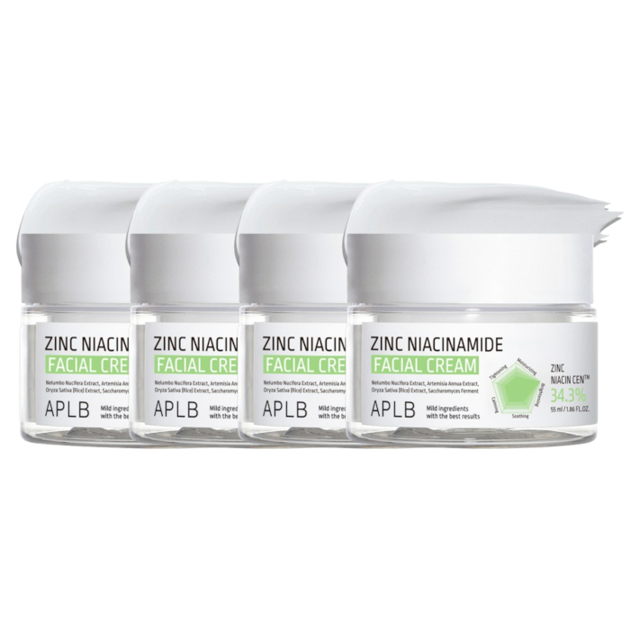 APLB - Zinc Niacinamide Facial Cream - 55ml (4ea) Set von APLB