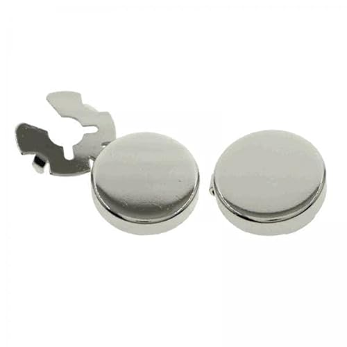 APLVFFZH 2x 2pcs Metall Manschettenknöpfe für Männer Formale Hemden Anzug Cuff Button Silber von APLVFFZH