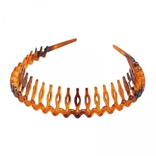 APLVFFZH 2x Stirnband mit Zähnen Einfachheit Haarkamm für Mädchen Shopping Yoga von APLVFFZH