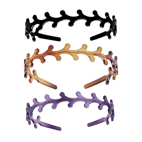 APLVFFZH 3 Stück Hirschgeweih-Blatt-Stirnbänder für Frauen und Mädchen, tragbare Dekorationen mit Zahn-Haarbändern für Strandgeschenke, Foto-Requisiten, Straße von APLVFFZH