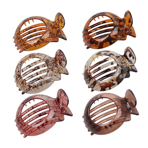 APLVFFZH 6Pcs Flache Haar Klaue Clips Haar Pin Headwear Zubehör für Party Zeremonien Frauen von APLVFFZH