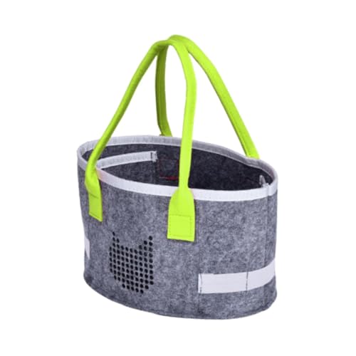 APLVFFZH Audio -Spieler mit Bag Filz Tasche Leichte Kleinmessentasche für Outdoor -Reisen, Grüner Griff von APLVFFZH