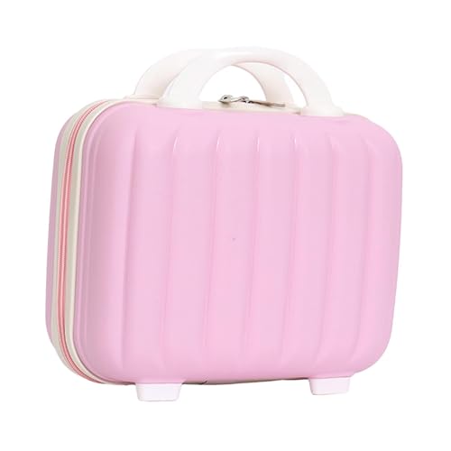 APLVFFZH Aufbewahrungstasche für Reisekosmetik, Kulturbeutel, praktische Mehrzweck-Make-up-Handtasche für wertvolle Kosmetik, Weiß Und Rosa von APLVFFZH