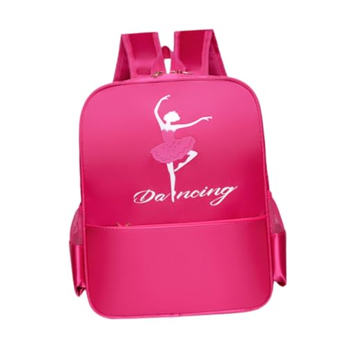 APLVFFZH Ballett-Tanz-Rucksack, Ballett-Tanztasche für Mädchen zum Fitness-Geburtstag, Roter Tanz von APLVFFZH