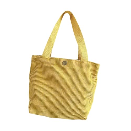 APLVFFZH Cord -Umhängetasche Hobo -Handtasche für Arbeitsbüro im Freien Reisen, Gelb von APLVFFZH