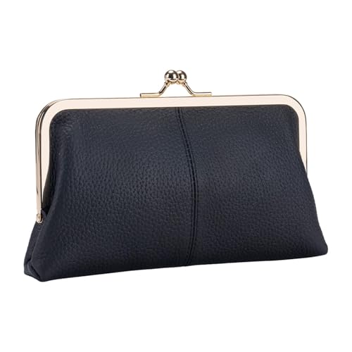 APLVFFZH Damen Clutch in Zeitlosem Design für Festliche Anlässe, Schwarz von APLVFFZH