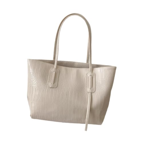 APLVFFZH Damen PU Einkaufstasche Schultertasche Arbeits Strand Reise Griff Tasche Handtasche von APLVFFZH