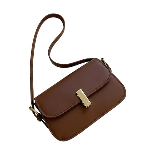 APLVFFZH Damen Umhängetasche Handtasche Elegante Modische Reisetasche für Reisen Frühling, Dunkelbraun von APLVFFZH