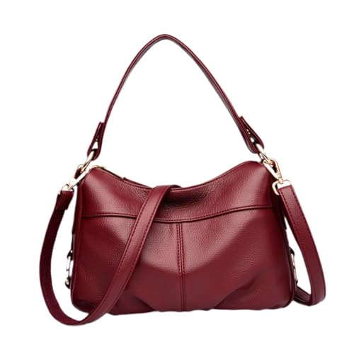 APLVFFZH Damen Umhängetasche Top Griff Satchel Unterarm Tasche für Dating, Rot von APLVFFZH