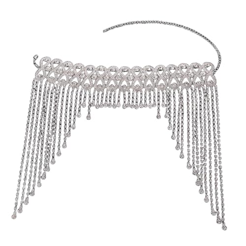 APLVFFZH -Haarkette für Frauen, Geschenke, Kopfkette für Karneval, Cocktail-Events von APLVFFZH