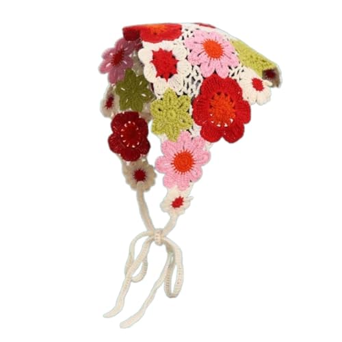 APLVFFZH Handgemachtes Haarband mit Blumenmuster für Damen Und Mädchen, Stil c von APLVFFZH