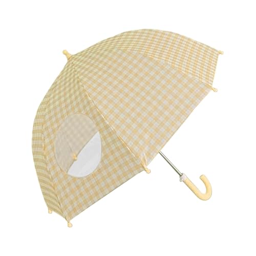 APLVFFZH Kinder Regenschirm Stick Regenschirm für regnerische Tage täglich Leben Verwenden Sie im Freien Reisen im Freien, Gelb von APLVFFZH