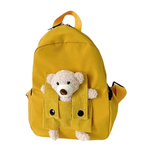 APLVFFZH Kinderrucksack Mädchen Rucksack Kinder Daypack Knapsack für Outdoor-Ausflüge Shopping, Gelb von APLVFFZH