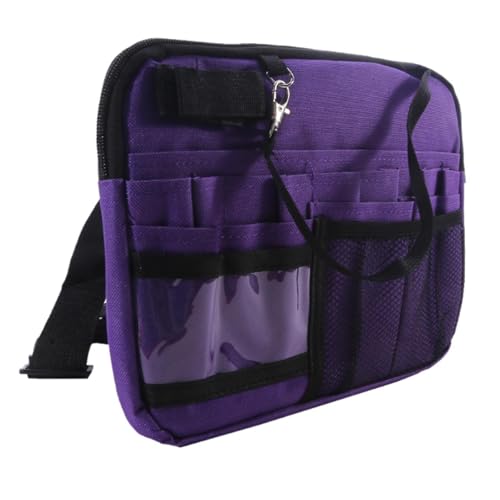 APLVFFZH Krankenschwester Fanny Pack Apron Hip Beutel Tailentasche Taillengeräte Gürtel Schwesterbeutel für Männer, Lila von APLVFFZH
