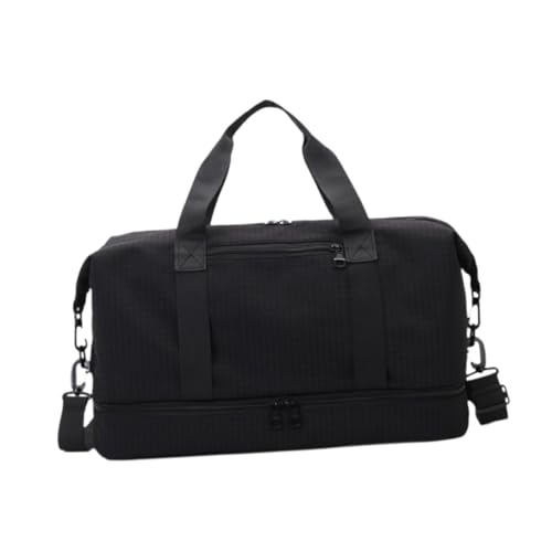 APLVFFZH Mini Duffel Tasche für Reisen Untersitztasche für Männer Und Frauen, Schwarz von APLVFFZH
