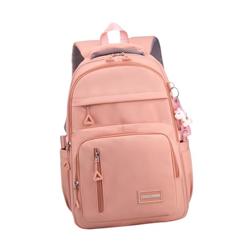 APLVFFZH Praktischer Kinder Rucksack mit Verspieltem Muster Und Verstellbaren Trägern, Orange von APLVFFZH