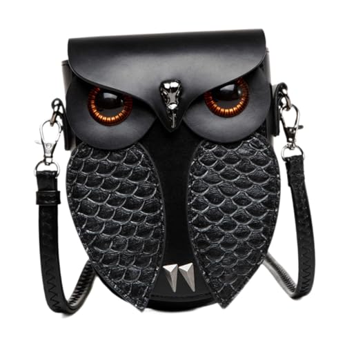 APLVFFZH Steampunk Owl Crossbody Bag Handtasche Reise Geldbeutel für Festival Halloween Erwachsene von APLVFFZH