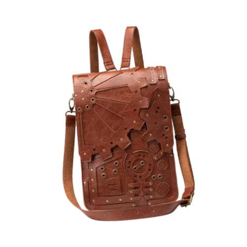 APLVFFZH Stil Crossbody Kostüm Dekorative einstellbare Gurthandtasche Fahrtasche Handtasche Geldbörse, Braun von APLVFFZH