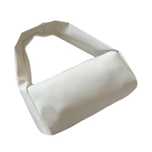 APLVFFZH Tragetasche für Damen, Mini-Handtasche mit Reißverschluss für den Weg zur Arbeit, Weiß von APLVFFZH