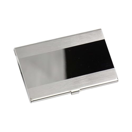 APLVFFZH Visitenkartenhalter, Geldbörse, Namenskartenhalter, Geschenk für Freunde, Professionelles Minimalistisches Kartenetui Aus Edelstahl für Männer Und Fra, Style B APLVFFZH Visitenkartenhalter, Geldbörse, Namenskartenhalter, Geschenk für Freunde, Professionelles Minimalistisches Kartenetui Aus Edelstahl für Männer Und Fra, Style B von APLVFFZH