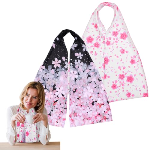 APLZGMG 2 Stück Elegent Lätzchen für Erwachsene, Waschbar Erwachsene Lätzchen, Lustig Wasserdicht Schlabberlatz, Einstellbare Kleidungsschutz für Männer Frauen Ältere Menschen Behinderte von APLZGMG