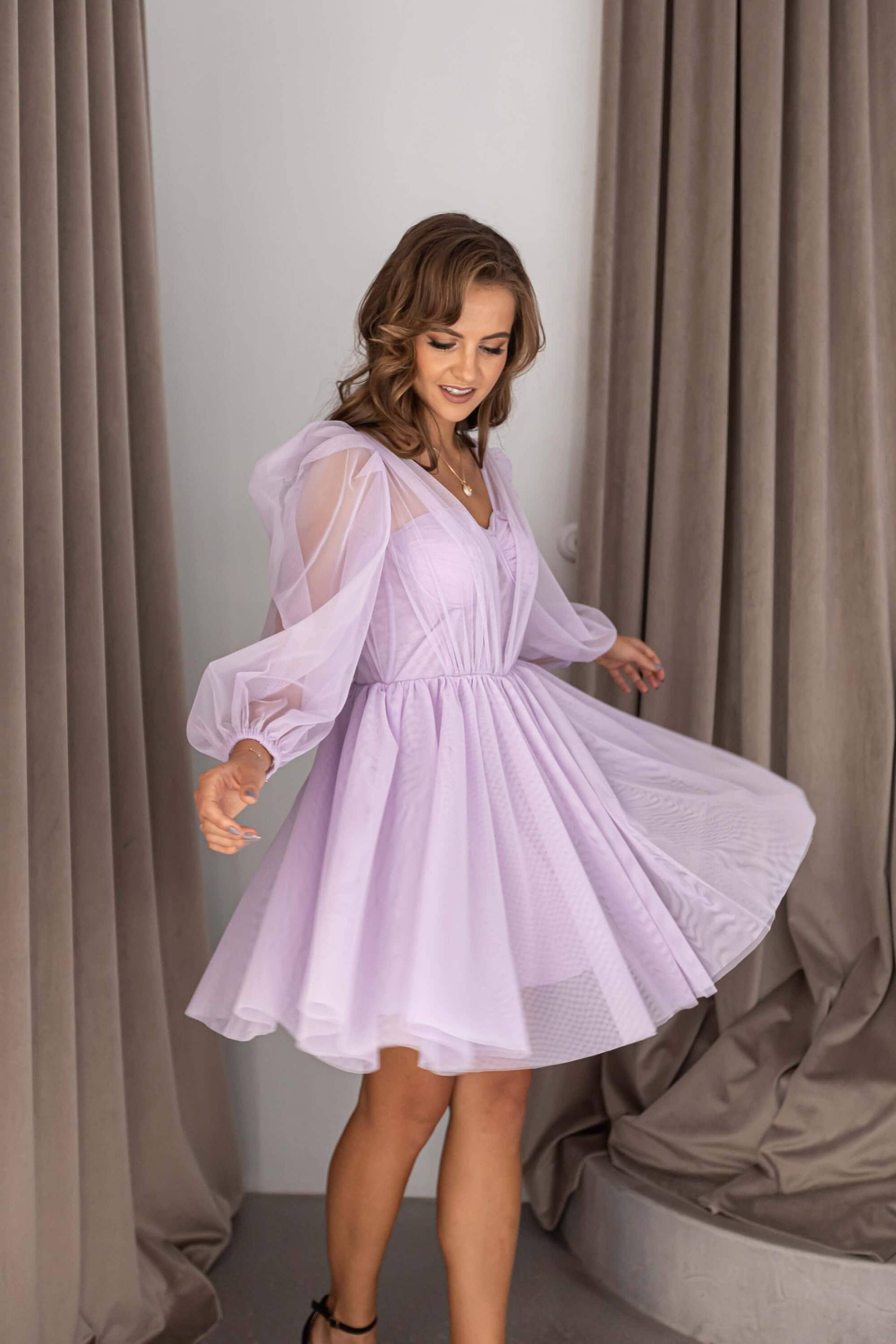 Kurzes Tüll Cocktailkleid, Hochzeitsgästekleid, Tüllkleid Frauen, Abschlussballkleid, Partykleid, Brautjungfernkleid, Hochzeitskleid von APLineStore