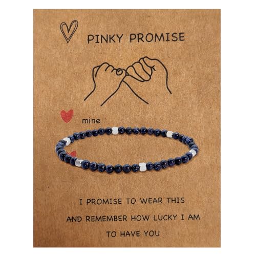 APMGONT Kugelarmband 4mm Stretch Armband Naturstein Armband mit Silberperle Heilstein Armband Freundschaftsarmband Yoga Perlenarmband für Damen und Herren Kinder Mädchen (Blue Sodalitewe) von APMGONT